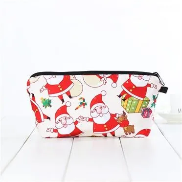 Jõuluvana trükitud kosmeetiline kott jõulud